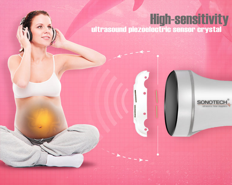 Sonotech Lite Fetal Heart Doppler with Head Phone Quality for