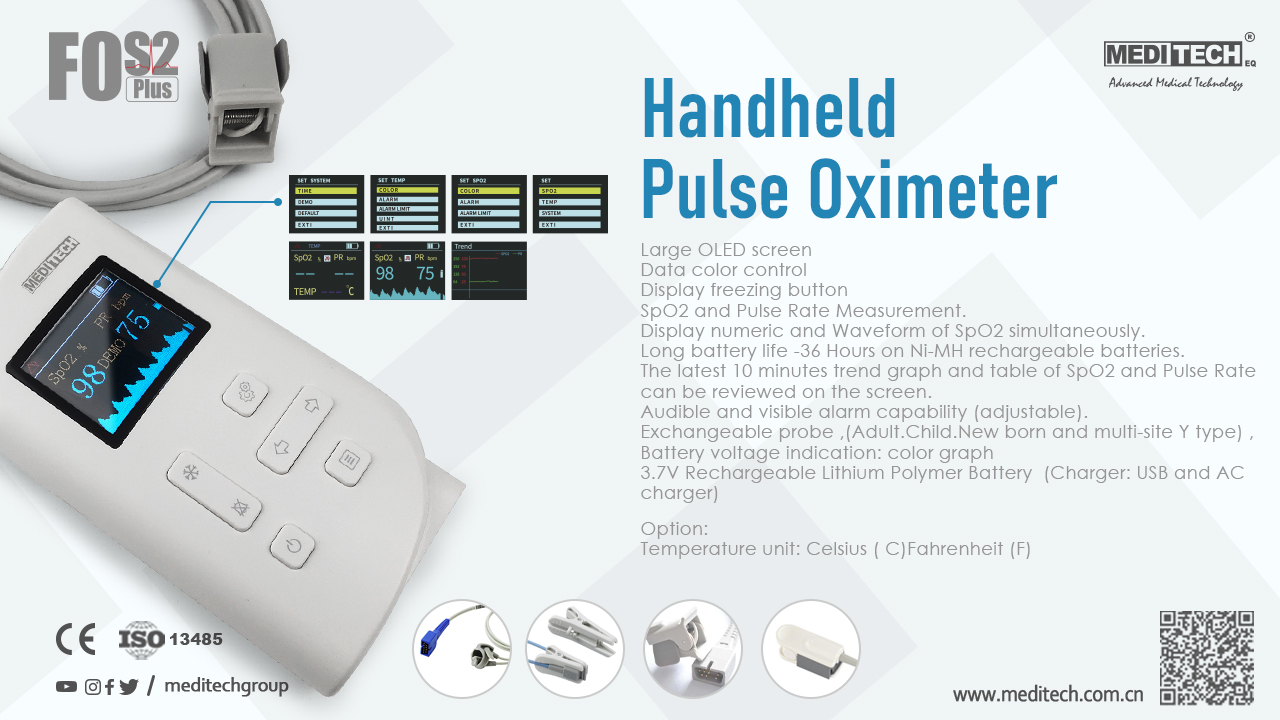 finger oximeter ,pulse oximeter Bluetooth ,pulse oximeter, thermometer with oximeter